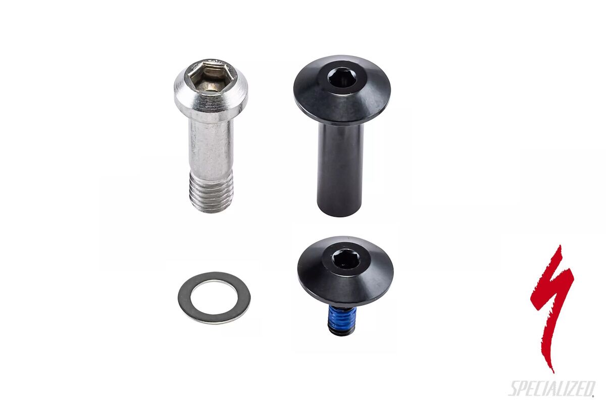 Kit de tornillos de montaje de amortiguador trasero Specialized original para Levo SL Gen.2 MY23, incluye ejes y lavaojos, referencia S210500021.