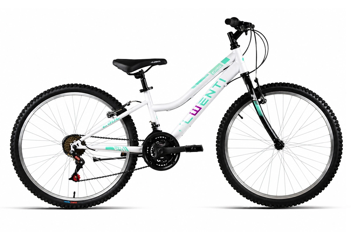 Bicicleta MTB 24 pulgadas JL Wenti COOL barra baja color blanco