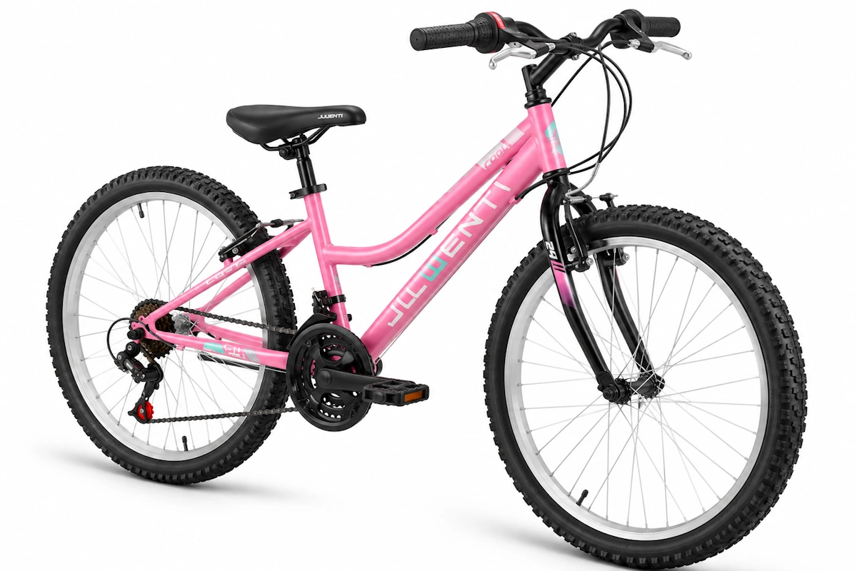 Bicicleta MTB 24" JL Wenti COOL Acero ECO Barra Baja 18V - Imagen 3