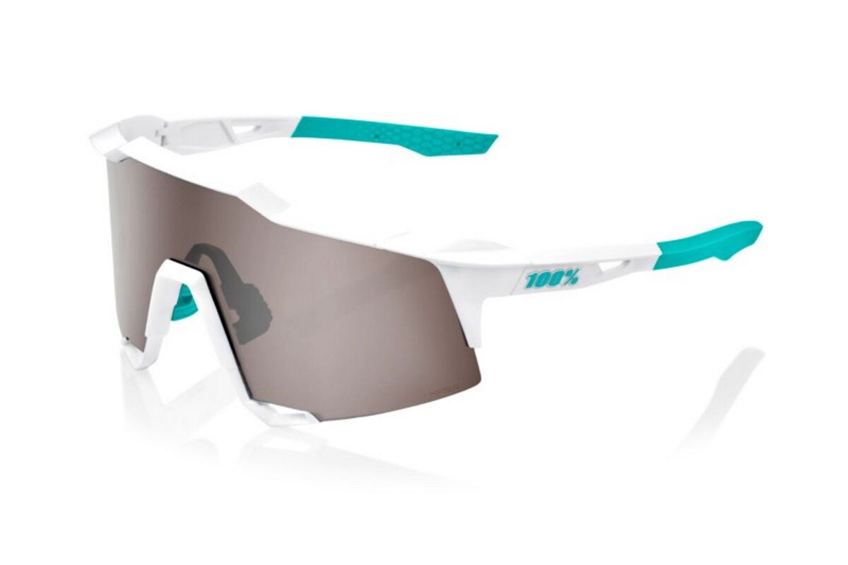 Gafas ciclismo 100% - SPEEDCRAFT® - SE BORA - hansgrohe Team White - HiPER® Silver Mirror Lens