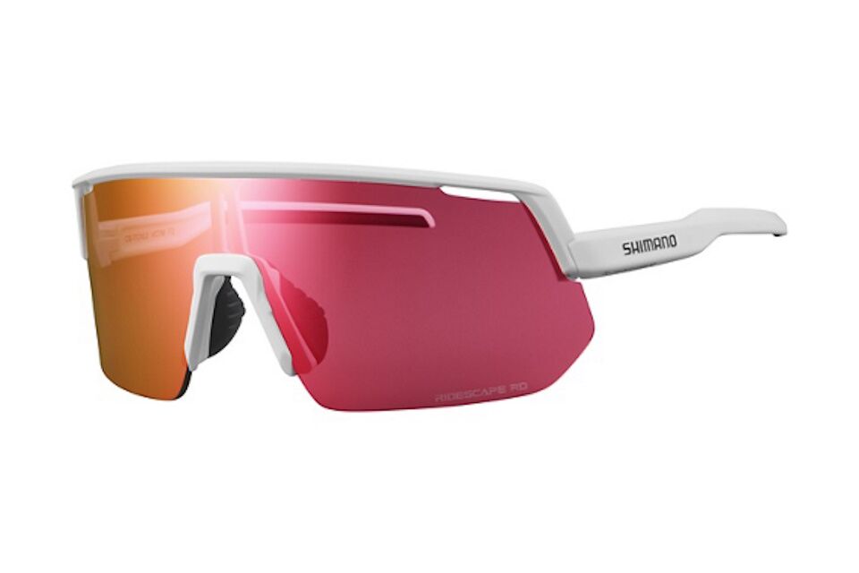 Gafas deportivas Shimano - Technium L Ridescape Off Road - Blanco Mate