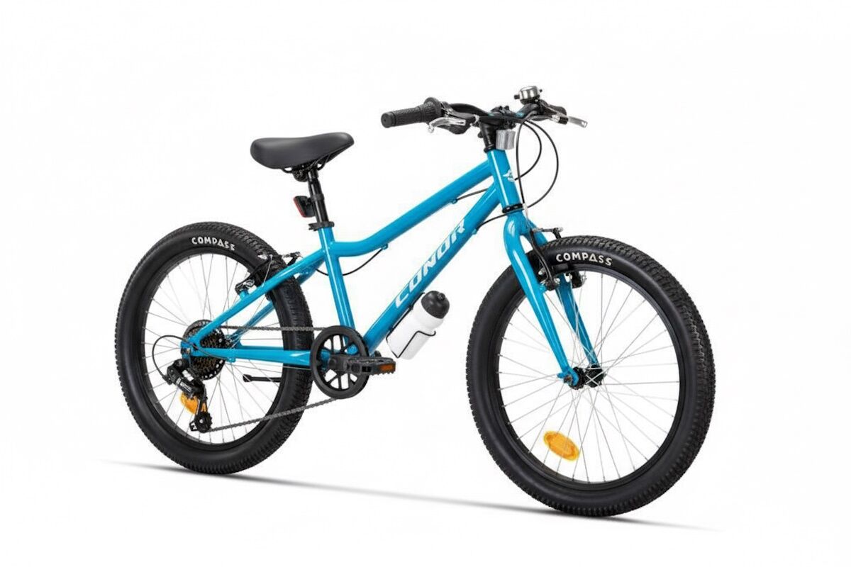 Bici infantil Conor Kid 20 azul con cambio Shimano de 6v y frenos V‑Brake