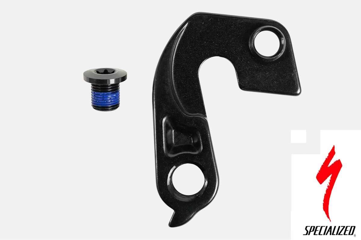 Patilla de cambio trasera MTB Specialized Gen 1, incluye tornillo de montaje.