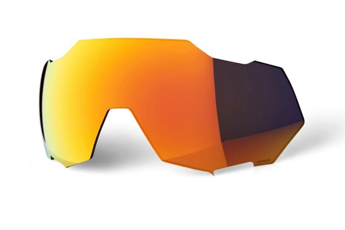 Lentes Gafas ciclismo 100% - SPEEDTRAP® - Hiper® Red Multilayer Mirror Lens