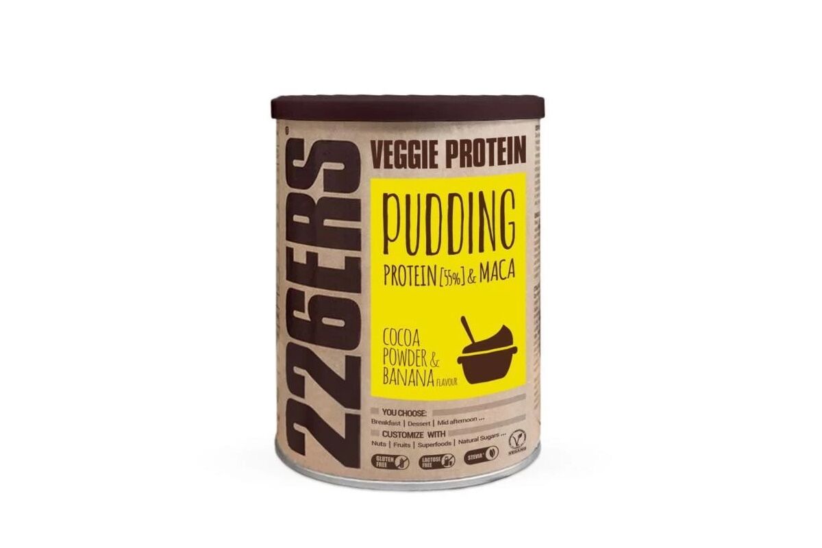 Pastelito proteico vegano 226ERS - VEGGIE PROTEIN PUDDING - Proteína de guisante + Maca