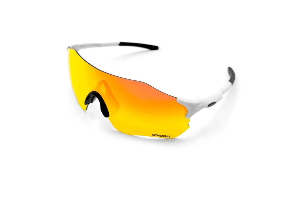 Gafas ciclismo OSBRU LIGHT ZUGAS - WHITE/GOLD