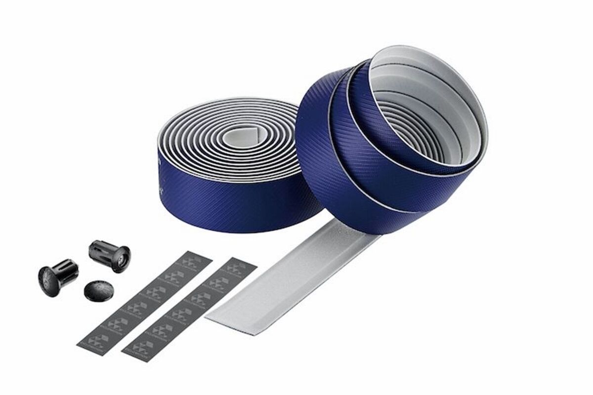 CICLOVATION BAR TAPE SEITEX 2D COLOR NAVY BLUE - Cinta de manillar antideslizante con almohadilla de GEL orgánico y patrón de carbono 2D. Ideal para ciclistas que buscan comodidad y control.