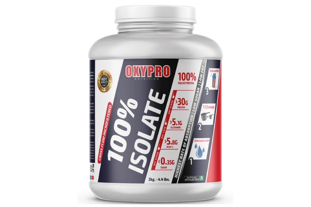 Proteina OXIPRO 100% Isolate ISOLAC® CFM Vainilla - 2kg
