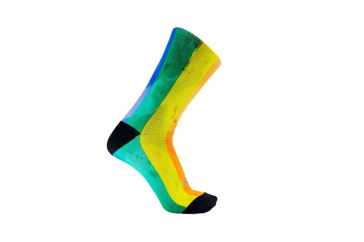 Calcetines técnicos deportivos de diseño - COLOR STAINS