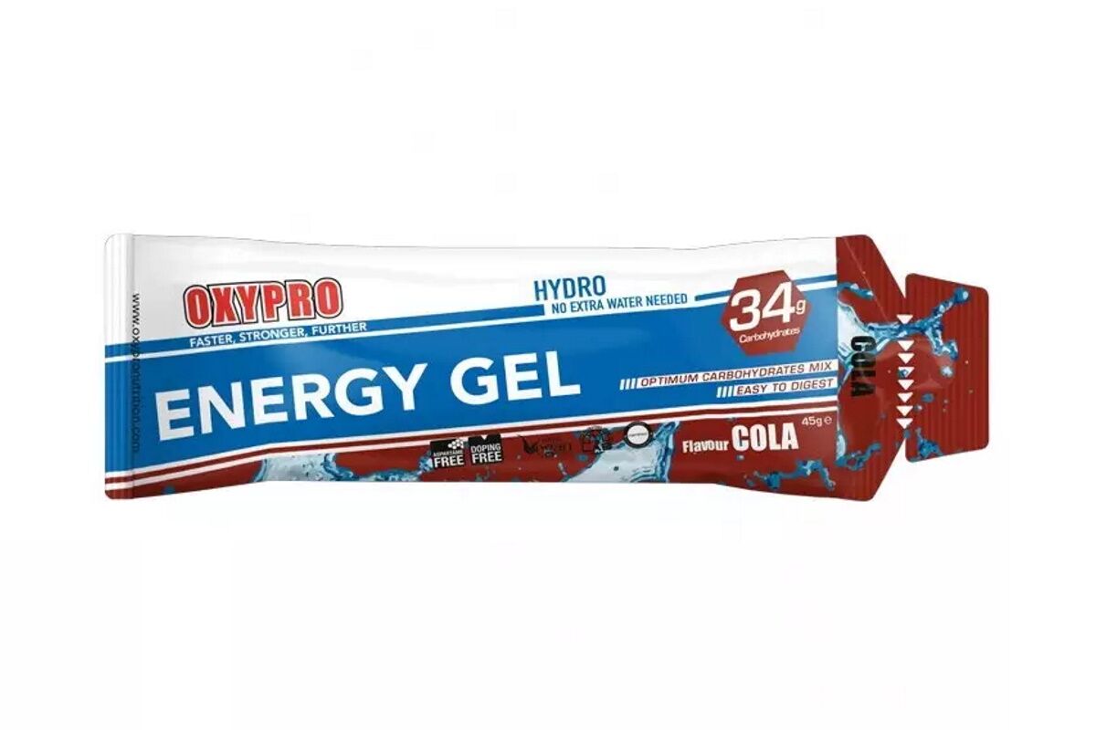 Gel energético OXIPRO - ENERGY Gel líquido - COLA SIN CAFEINA