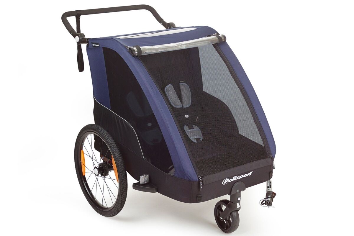 Remolque infantil POLISPORT TRAILER COMPLETO (TRAILER + STROLLER) - Imagen 6