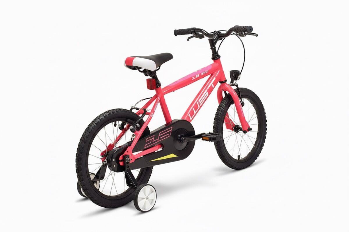 WST 16" Elegance – Bici infantil con V‑Brake aluminio, estabilizadores y timbre - Imagen 4