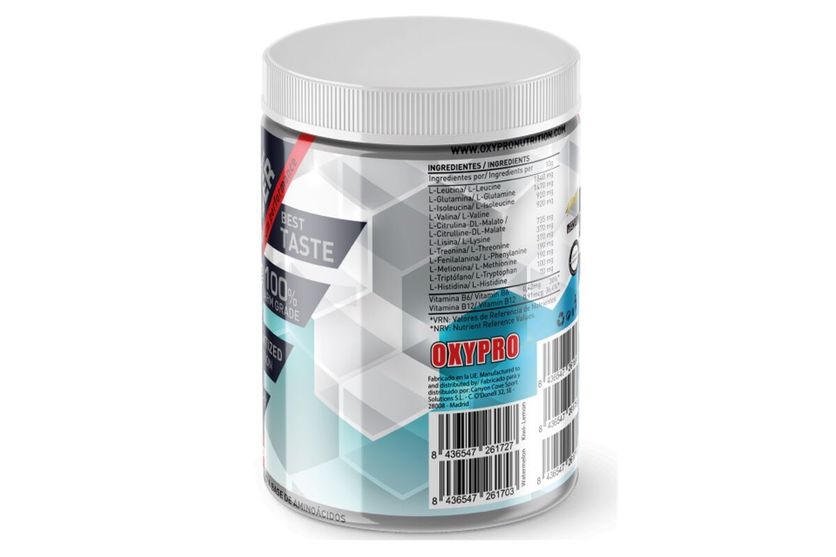 EAA - Aminoácidos Esenciales OXIPRO 500gr - Imagen 2