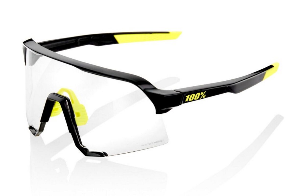 Gafas ciclismo 100% - S3™ - Gloss Black - Photochromic Lens