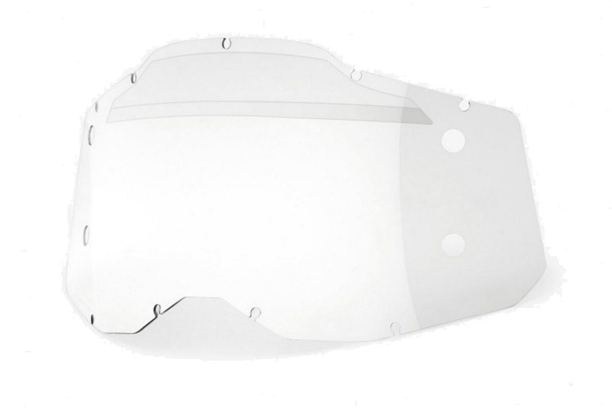 Lentes Reemplazo Gafas máscara 100% - RACECRAFT2 Goggle - Clear