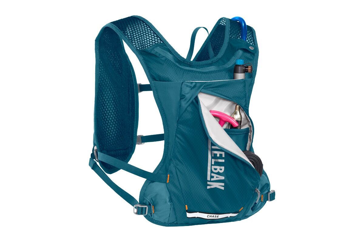 Mochila Chaleco de Hidratación Camelbak Chase™ Race 4 con Depósito Crux® de 1,5 l - Blue - Imagen 3