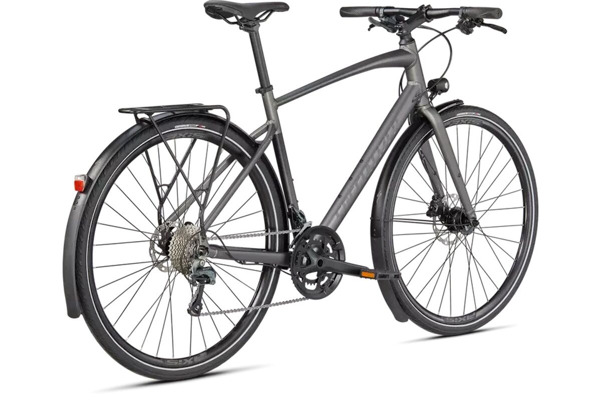 Specialized Sirrus 3.0 EQ – Urbana fitness equipada con portabultos Racktime, guardabarros DRYTECH y luces a dinamo (Shimano Tiagra 2x10) - Imagen 3