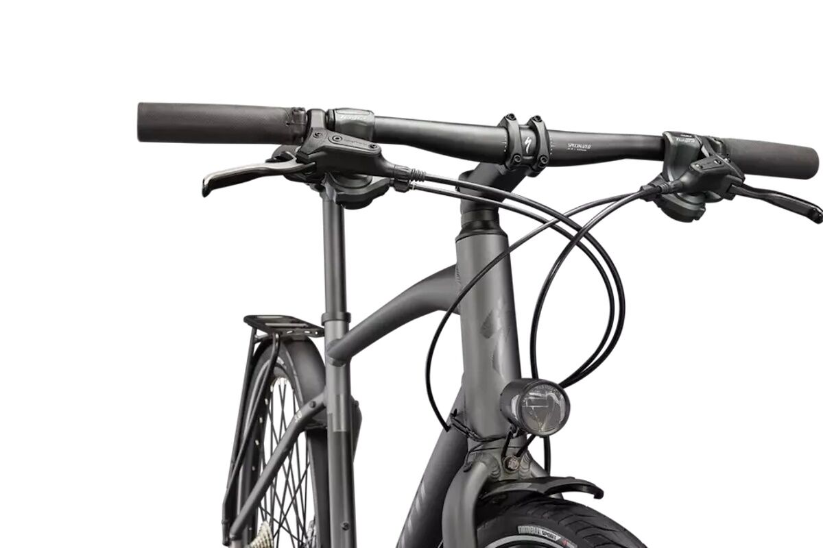 Specialized Sirrus 3.0 EQ – Urbana fitness equipada con portabultos Racktime, guardabarros DRYTECH y luces a dinamo (Shimano Tiagra 2x10) - Imagen 4