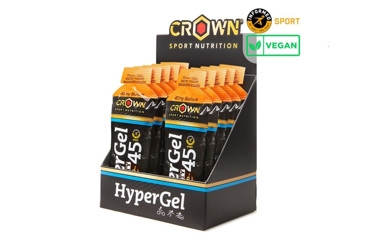 Gel CROWN - HyperGel 45 - CACAHUETE SALADO - 400mg SODIO - Imagen 3