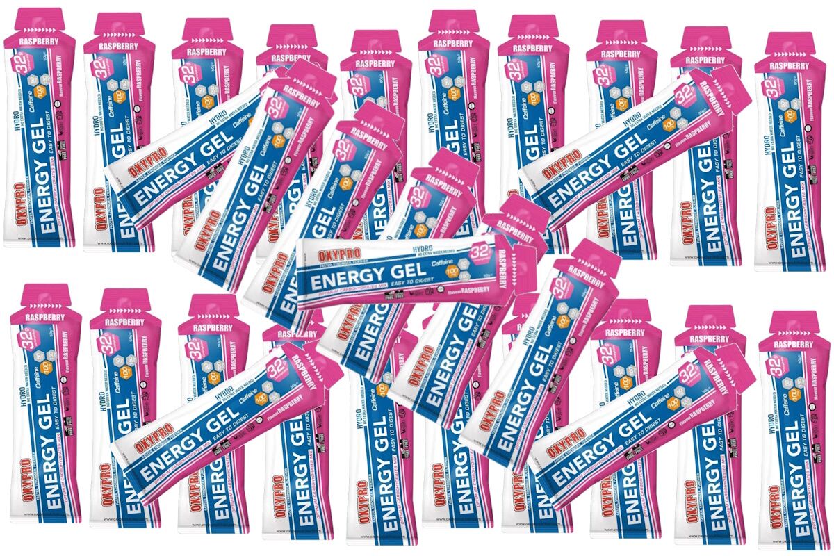 Gel energético OXIPRO - ENERGY Gel líquido - FRAMBUESA 100mg CAFEINA - Imagen 3