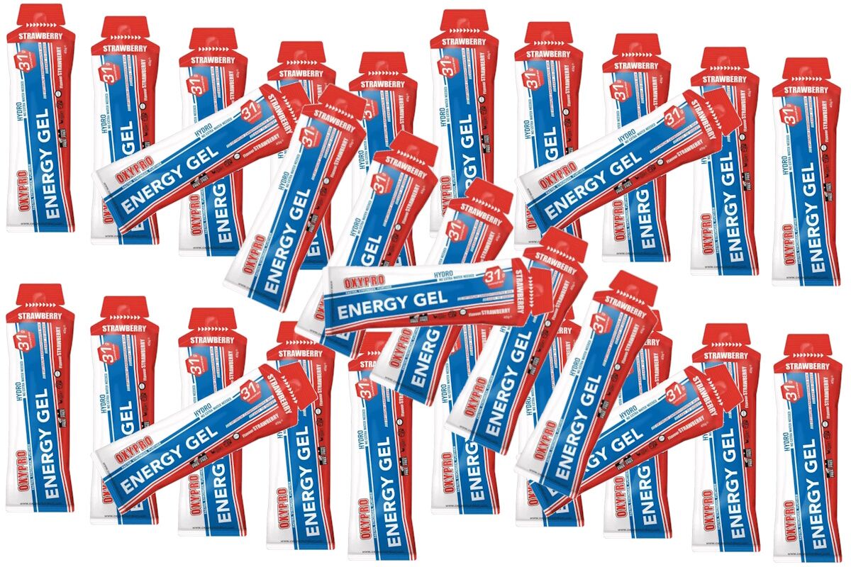 Gel energético OXIPRO - ENERGY Gel líquido - FRESA SIN CAFEINA - Imagen 3