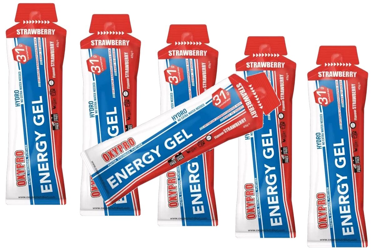Gel energético OXIPRO - ENERGY Gel líquido - FRESA SIN CAFEINA - Imagen 2