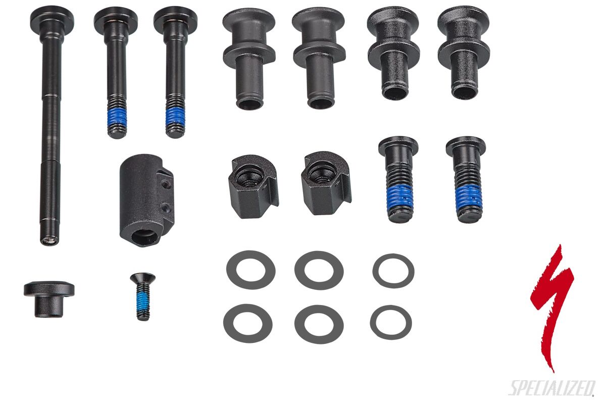 Kit de hardware original Specialized S210500010 para montaje de motor en bicicletas Levo Gen.3, incluye pernos, tuercas y espaciadores
