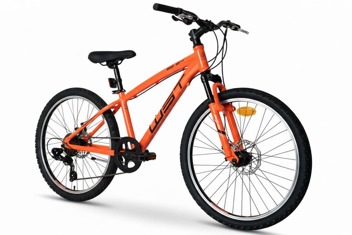Bicicleta de montaña de alumino con cambio Shimano 7x1 monoplato y suspension delantera