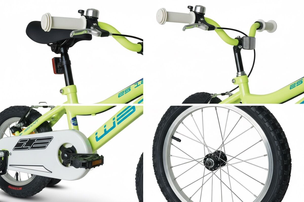 WST 12" Elegance – Bici infantil con estabilizadores, cubrecadena y frenos V‑Brake - Imagen 7