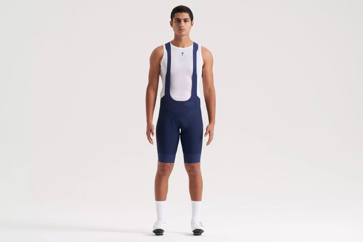 Culote con tirantes Prime Specialized hombre | Badana Body Geometry Triple Density color Deep Marine