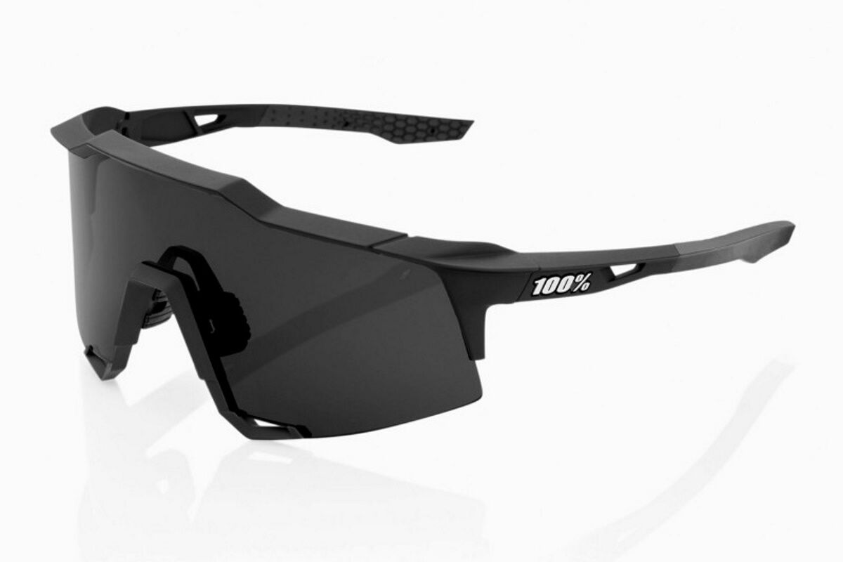 Gafas ciclismo 100% - SPEEDCRAFT® XS - Soft Tact Black - Smoke Lens