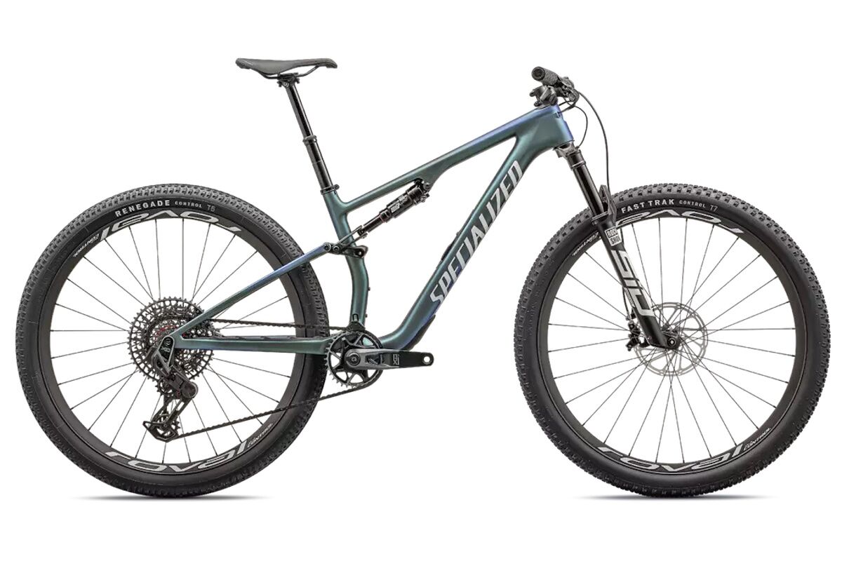 Specialized Epic 8 PRO 2025 - Satin Carbon / Metallic Sapphire / Metallic White Silve