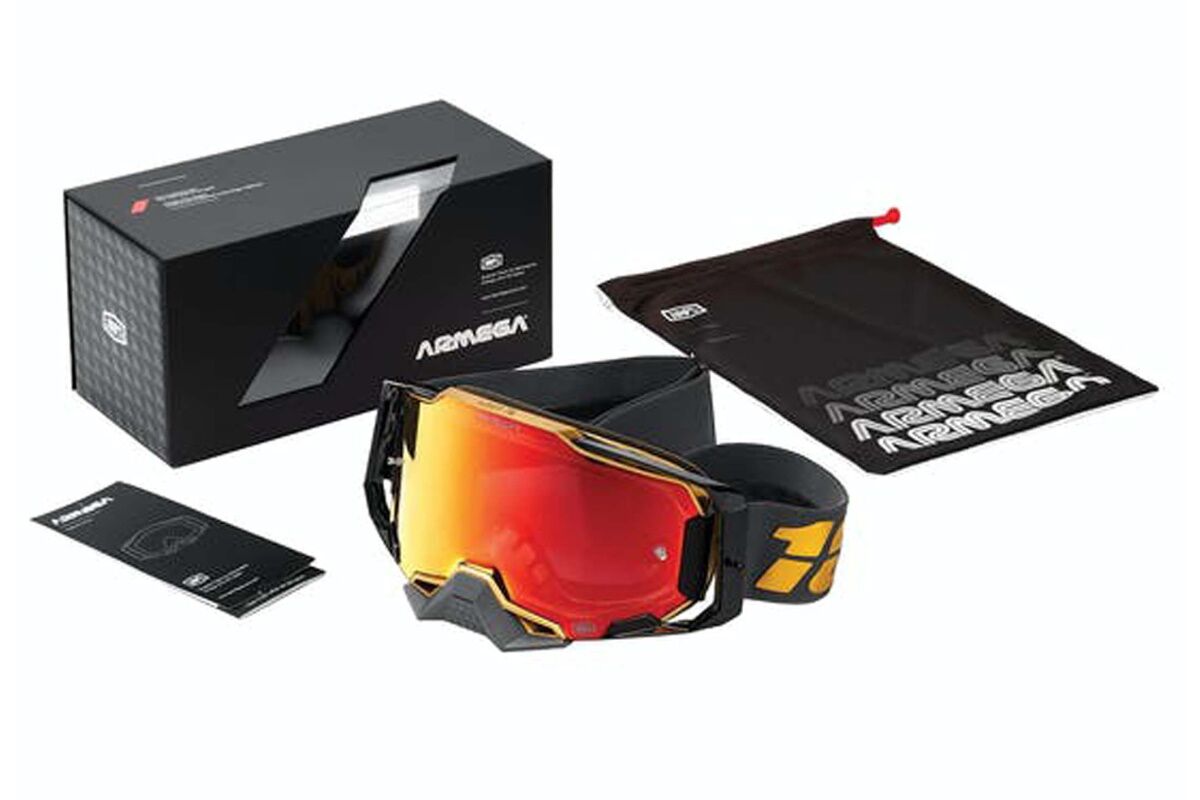 Gafas máscara 100% - ARMEGA® Goggle - Nightfall - Mirror Silver Lens - Imagen 2