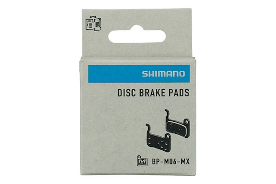 Pastillas de freno Shimano M06-MX y muelle con pasador de aletas