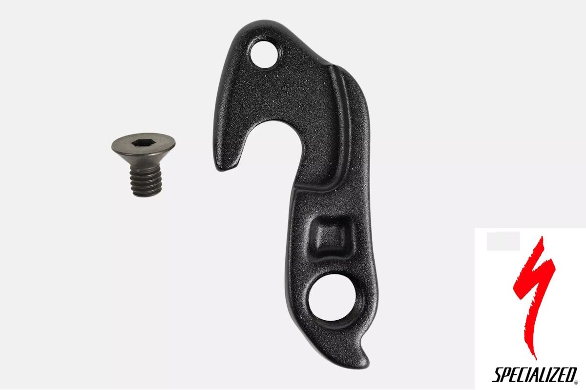 Patilla de cambio trasero Specialized de aluminio carretera Revisión 3, compatible con cassettes hasta 28T.