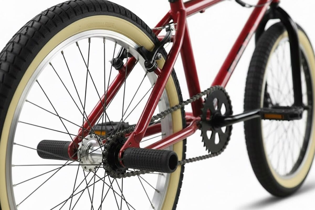 BMX 20” acero freestyle llanta aluminio rotor posapiés - Imagen 12