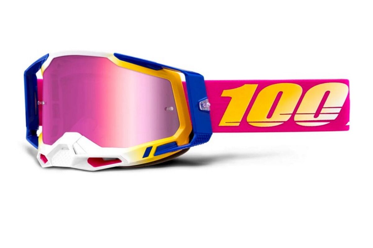 Gafas máscara 100% - RACECRAFT2 Goggle - Mission - Mirror Pink Lens
