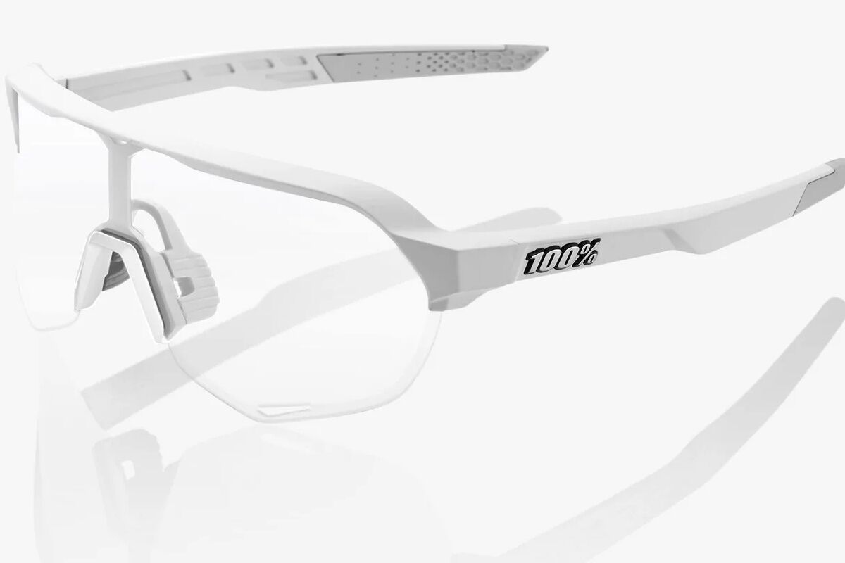 Gafas ciclismo 100% - S2® - Soft Tact Off White HiPER® Red Multilayer Mirror Lens - Imagen 3