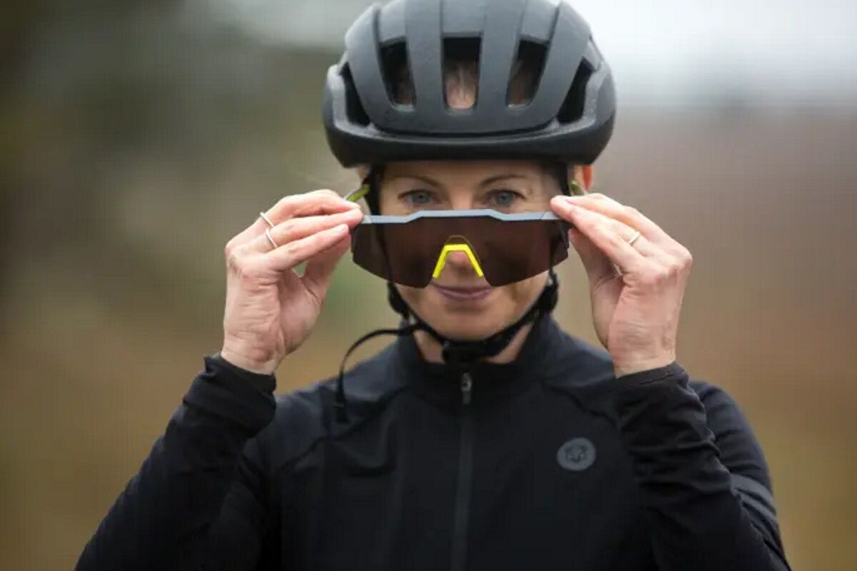 Gafas ciclismo 100% - SPEEDCRAFT® XS - Soft Tact Black - Hiper® Red Multilayer Mirror Lens - Imagen 5
