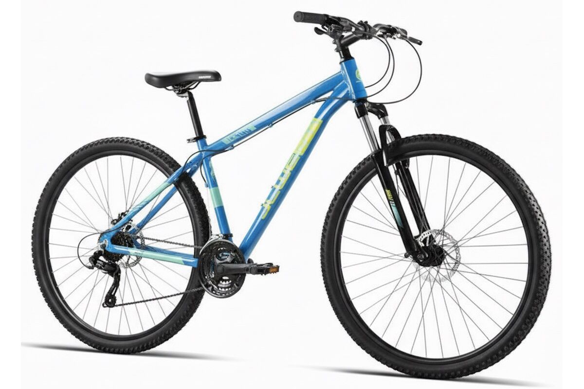 Bicicleta JL‑Wenti RC300 azul 29 pulgadas, cuadro aluminio y frenos de disco hidráulicos